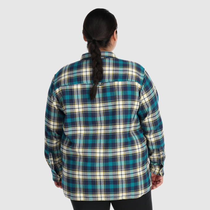 Women's Feedback Flannel Shirt-Plus - Final Sale