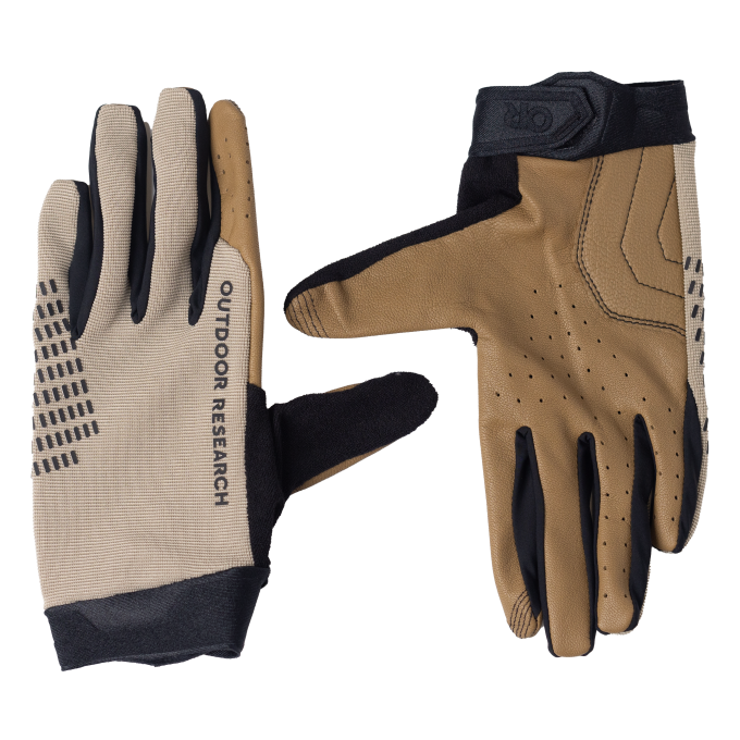 Freewheel MTB Leather Palm Bike Gloves